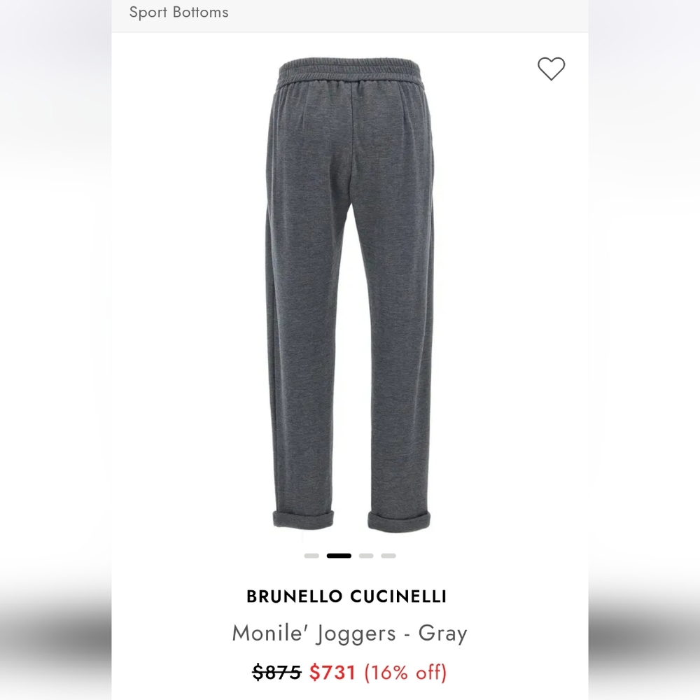 Brunello Cucinelli Monilé Joggers